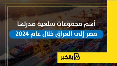 أهم مجموعات سلعية صدرتها مصر إلى العراق خلال عام 2024