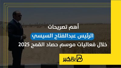 أهم تصريحات الرئيس عبدالفتاح السيسي خلال فعاليات موسم حصاد القمح 2025 | إنفوجراف