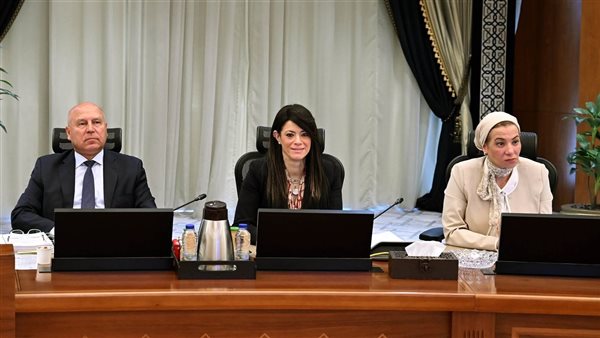 وزيرة التخطيط باجتماع