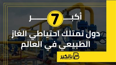 أكبر 7 دول تمتلك احتياطي الغاز الطبيعي في العالم | إنفوجراف