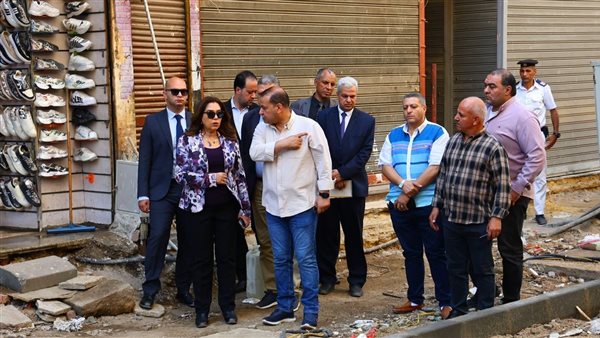 منال عوض تتفقد تطوير