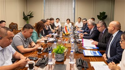 اقتصادية قناة السويس تستقبل وفد غرفة تجارة 