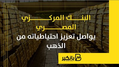 البنك المركزي المصري يواصل تعزيز احتياطياته من الذهب | إنفوجراف