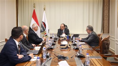 وزير قطاع الأعمال يلتقي وفد شركة 