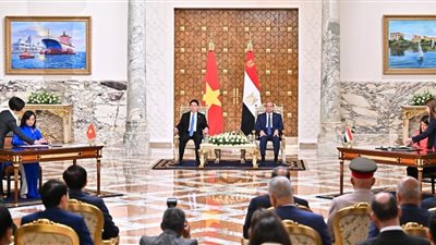 السيسي ونظيره الفيتنامي يشهدان توقيع اتفاقية لتعميق الشراكة الاقتصادية بين القاهرة وهانوي