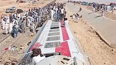 أول تعليق من هيئة السكة الحديد على حادث انقلاب قطار مطروح ـ القاهرة 