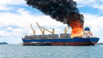 الشحن البحري يلجأ إلى الذكاء الاصطناعي لمكافحة تصاعد حرائق السفن