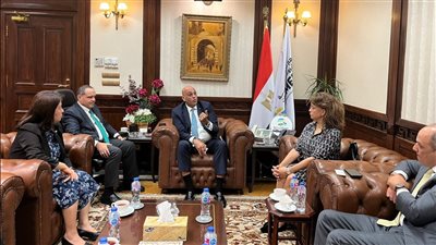 باسل رحمي يبحث التعاون مع البنك الأوروبي لإعادة الإعمار والتنمية لدعم المشروعات الصغيرة والمتوسطة