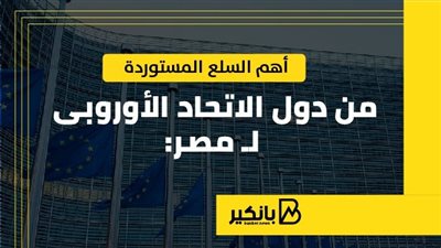 أهم السلع المستوردة من دول الاتحاد الأوروبى لـ مصر | إنفوجراف 