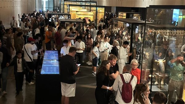 إقبال كثيف على المتحف