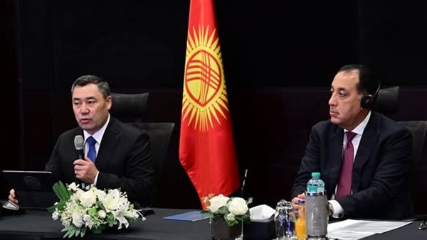مدبولي والرئيس القيرغيزي