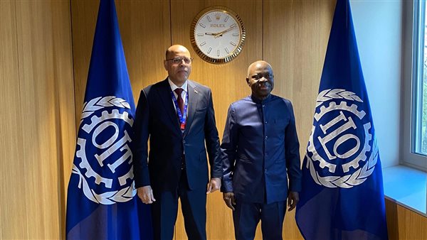 وزير العمل يلتقي