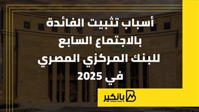 أسباب تثبيت الفائدة بالاجتماع السابع للبنك المركزي المصري في 2025 | إنفوجراف
