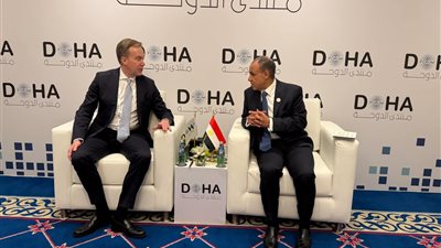 وزير الخارجية لرئيس المنتدى الاقتصادي العالمي: إجراءات طموحة اتخذتها الحكومة المصرية لتحسين مناخ الاستثمار