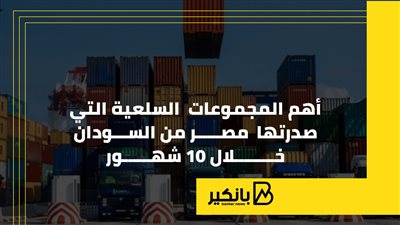 أهم المجموعات السلعية التي صدرتها مصر إلى السودان خلال أخر 10 شهور|إنفوجراف 
