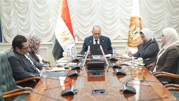 وزير العمل يبحث مع