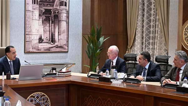 مدبولي يلتقي رئيس