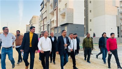 المهندس عمار مندور يتفقد مشروع «ڤاليرا جاردنز» برفقة رئيس جهاز حدائق أكتوبر