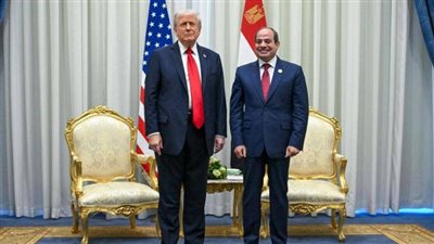 السيسي وترامب.. مباحثات مصرية – أمريكية في دافوس حول غزة والسودان ومياه النيل