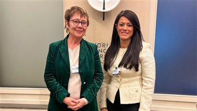 خلال دافوس 2026.. المشاط تبحث مع رئيسة البنك الأوروبي تعزيز التمويلات المبتكرة والتحول الأخضر